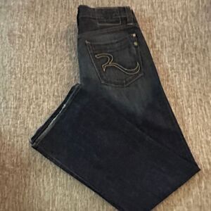 Rock & Republic Men's Dark Blue Bootcut Jeans